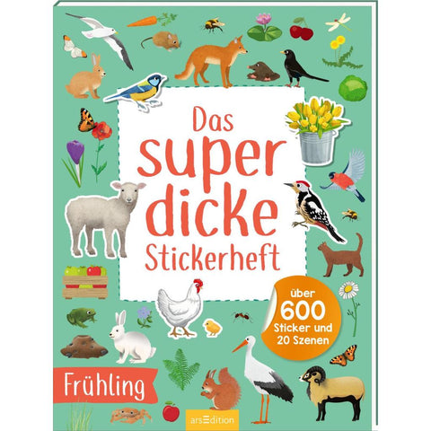 Das superdicke Stickerheft - Frühling