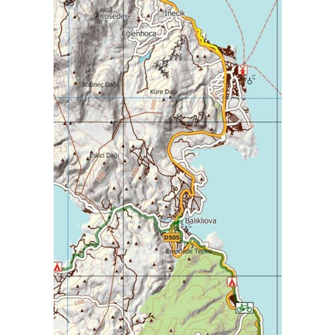 Izmir - Topographische Reisekarte 1:250.000 Türkei (Blatt 5)