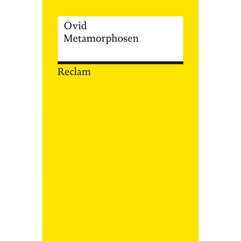 Metamorphosen. Epos in 15 Büchern