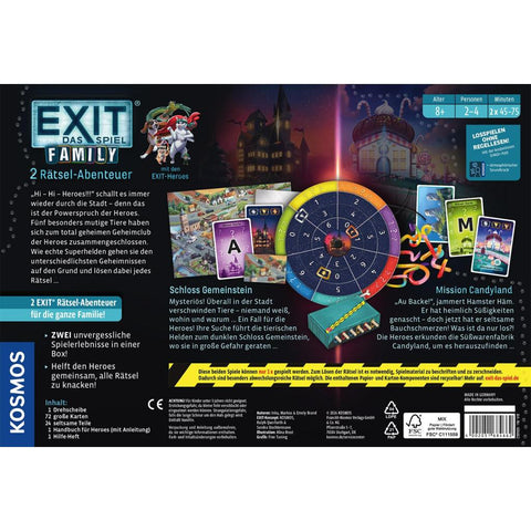 EXIT® - Das Spiel - Family: Schloss Gemeinstein/Mission Candyland