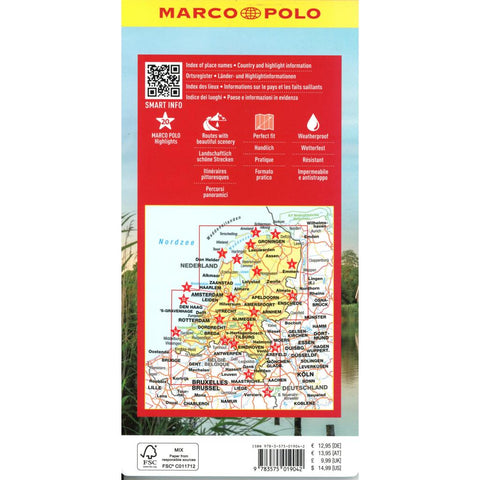 MARCO POLO Reisekarte Niederlande 1:275.000