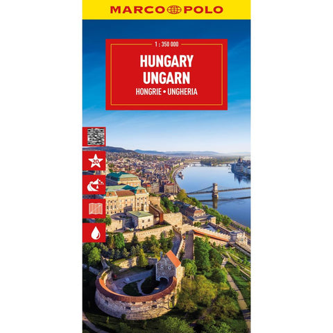 MARCO POLO Reisekarte Ungarn 1:350.000