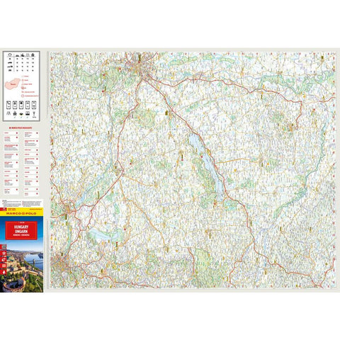 MARCO POLO Reisekarte Ungarn 1:350.000