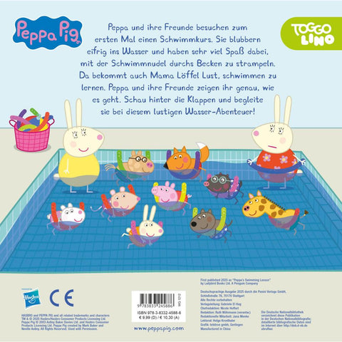 Peppa Pig: Peppa lernt Schwimmen - Mein wasserstarkes Klappenbuch