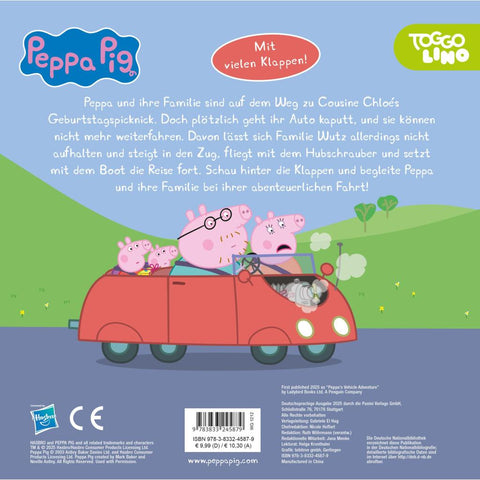 Peppa Pig: Peppa und die Fahrzeuge - Eine abenteuerliche Reise mit vielen Klappen