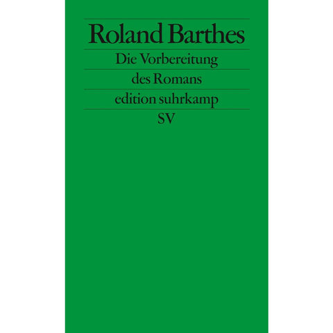 Die Vorbereitung des Romans