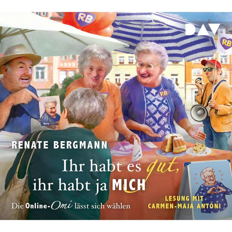 Ihr habt es gut, ihr habt ja mich. Die Online-Omi lässt sich wählen