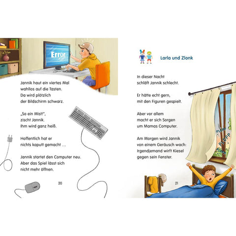 Zlonk und Larla - Freunde aus dem Computerspiel