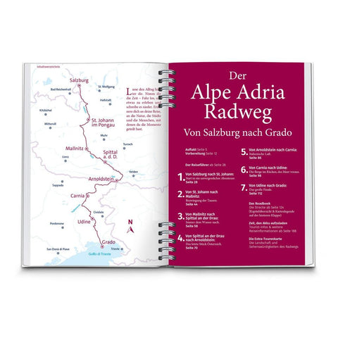 KOMPASS Radreiseführer Alpe Adria Radweg