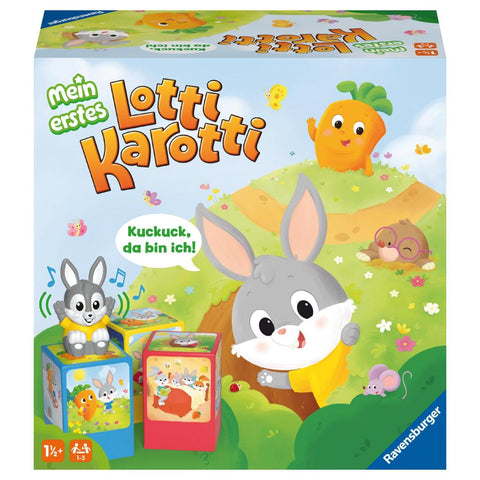Ravensburger 20916 - Mein erstes Lotti Karotti, ein erstes Spiel für Kinder ab 1 ½ Jahren des Kinderspiel-Klassikers Lotti Karotti