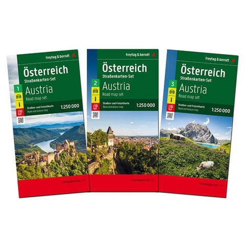 freytag & berndt Straßenkarte Österreich Set 1:250.000