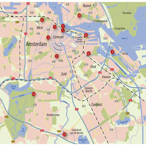 Zu Fuß durch Amsterdam