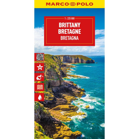 MARCO POLO Reisekarte Bretagne 1:225.000