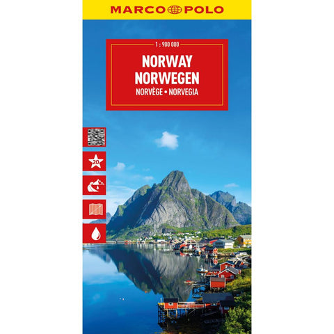 MARCO POLO Reisekarte Norwegen 1:900.000