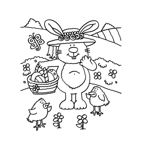 Malbuch Ostern mit Stickern