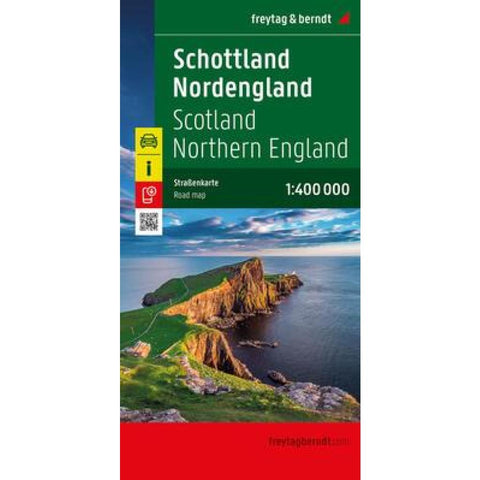 freytag & berndt Straßenkarte Schottland - Nordengland 1:400.000