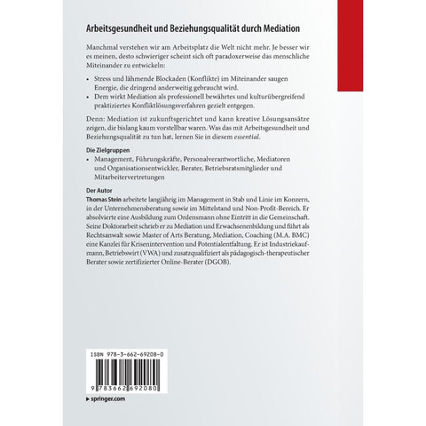 Arbeitsgesundheit und Beziehungsqualität durch Mediation
