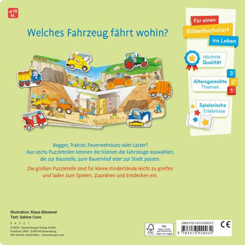 Mein liebstes Puzzle-Spielbuch - Fahrzeuge