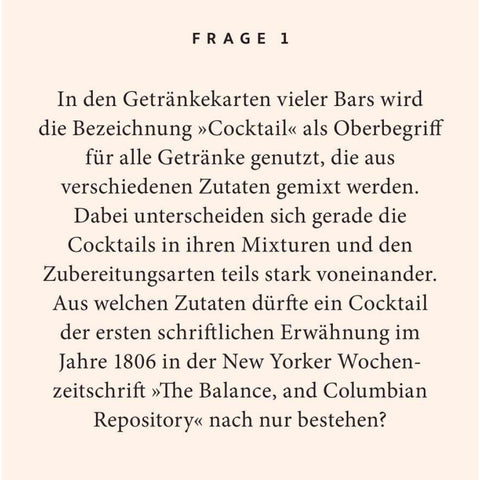 Cocktail-Quiz