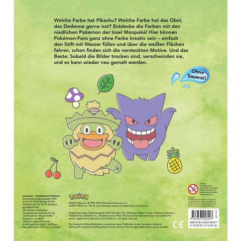 monpoké: Magischer Wassermalspaß - Kunterbunte Pokémon