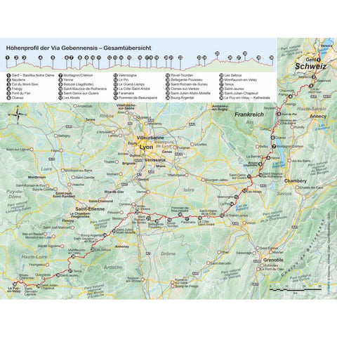 Frankreich: Jakobsweg Via Gebennensis von Genf nach Le Puy-en-Velay