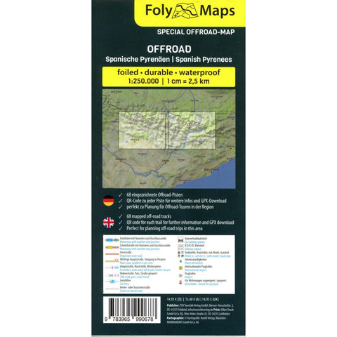 FolyMaps OFFROAD Spanische Pyrenäen 1:250 000