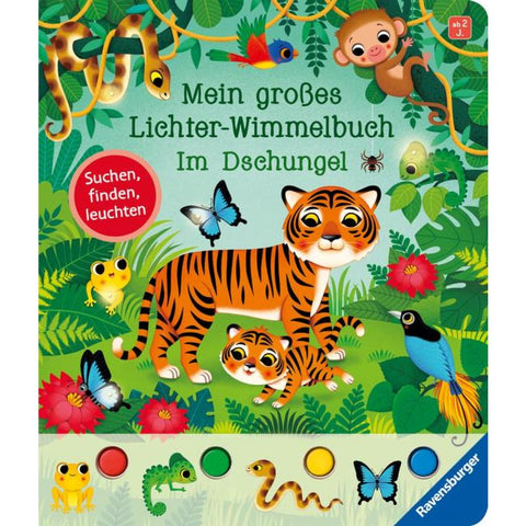 Mein großes Lichter-Wimmelbuch - Im Dschungel