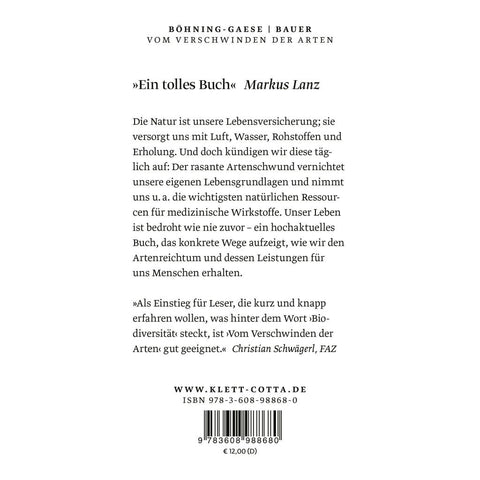 Vom Verschwinden der Arten