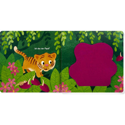 Wo ist Papa, kleiner Tiger?