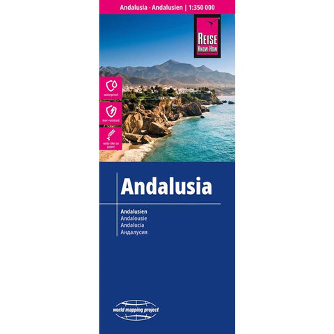 Reise Know-How Landkarte Andalusien / Andalusia (1:350.000)
