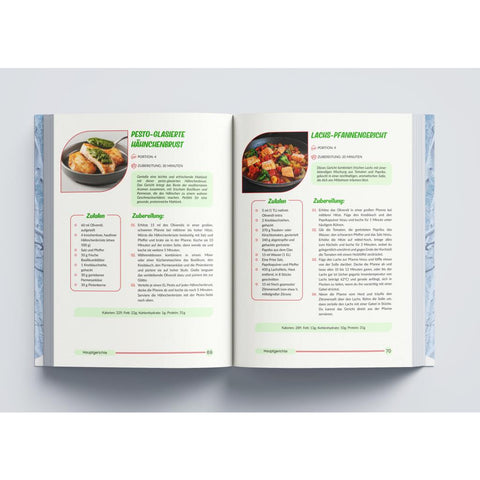 High Protein Kochbuch: Die optimale Fitnessküche ohne Eiweißpulver | Über 100 gesunde und kraftvolle Rezepte für den Muskelaufbau