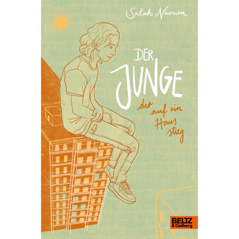 Der Junge, der auf ein Haus stieg