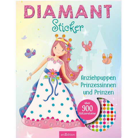 Diamantsticker Anziehpuppen - Prinzessinnen und Prinzen