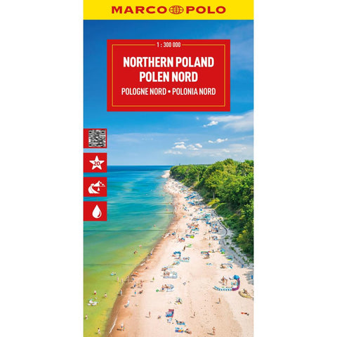 MARCO POLO Reisekarte Polen Nord 1:300.000