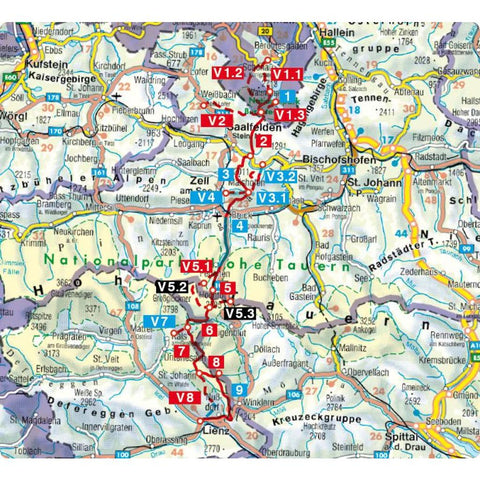 ROTHER Wanderführer Alpenüberquerung Berchtesgaden - Lienz