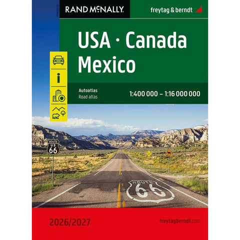 freytag & berndt Autoatlas USA - Canada - Mexico 2026/2027 1:400.000