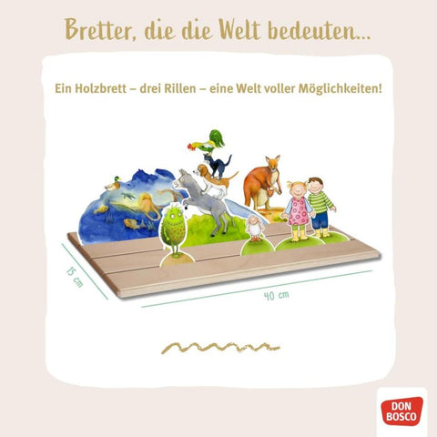 Die zwei Wiesenmäuse. Kamishibai Bildkartenset
