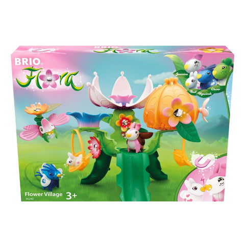 BRIO Flora - 36240 Starter-Set Blumendorf | Spielset für endlosen fantasievollen Spielspaß für Mädchen und Jungen ab 3 Jahren - wunderschönes Geschenk