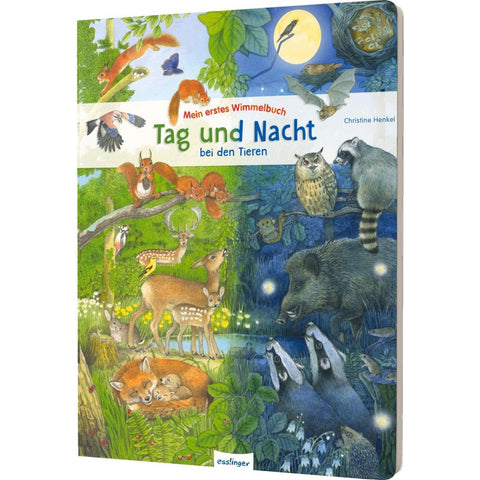 Mein erstes Wimmelbuch: Tag und Nacht bei den Tieren