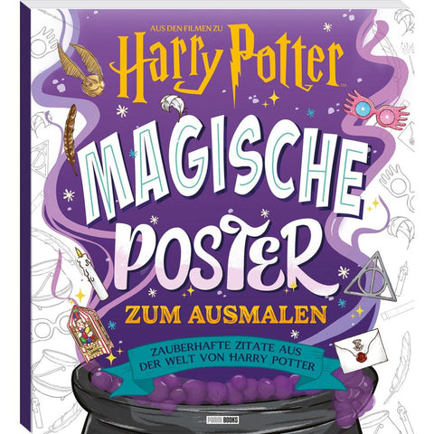 Aus den Filmen zu Harry Potter: Magische Poster zum Ausmalen - Zauberhafte Zitate aus der Welt von Harry Potter
