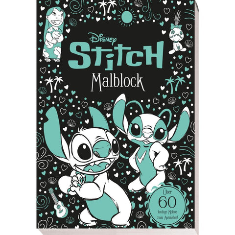 Disney Stitch: Malblock: über 60 lustige Motive zum Ausmalen!