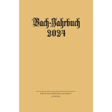 Bach-Jahrbuch 2024