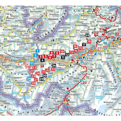 ROTHER Wanderführer Lechtaler Höhenweg - Verwall-Runde