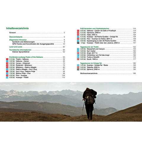 ROTHER Wanderführer Peaks of the Balkans: Albanien, Kosovo und Montenegro