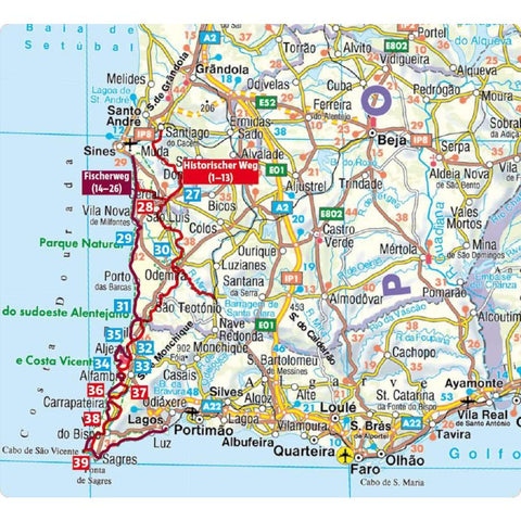 ROTHER Wanderführer Portugal Süd: Rota Vicentina