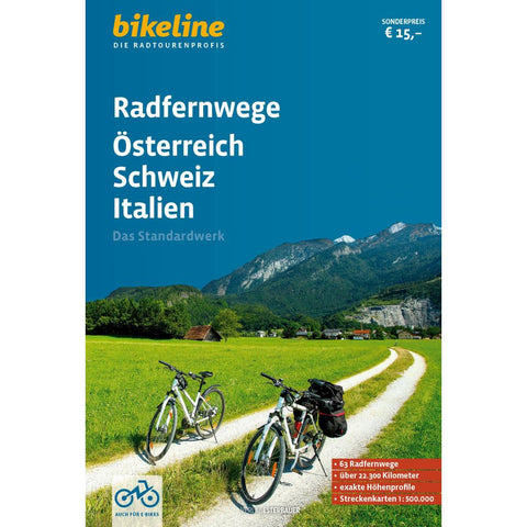 Radfernwege Österreich, Schweiz, Italien