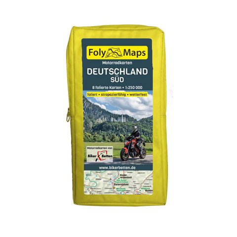 FolyMaps Motorradkarten Deutschland Süd 1 : 250 000