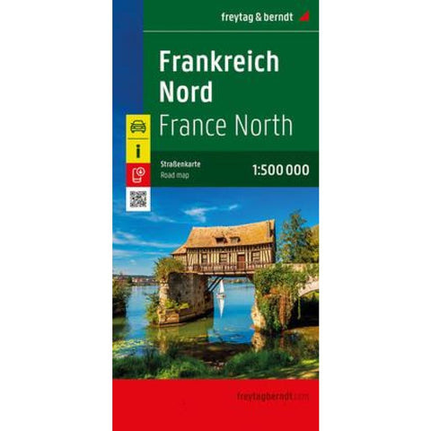 freytag & berndt Straßenkarte Frankreich Nord 1:500.000