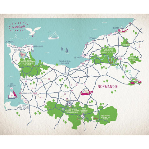 Glücksorte in der Normandie