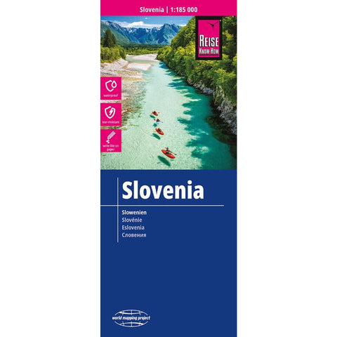 Reise Know-How Landkarte Slowenien / Slovenia (1:185.000)